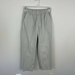 Everlane The Easy Chino Pant Womens Elastic Waist Relaxed Khaki Pants Beige Sz 6